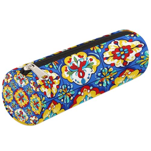 Mexpekil Mexikanische Talavera-Fliesen-Federmäppchen für Mädchen und Jungen, Schreibwaren-Tasche, Organizer, kleine Schulbedarf-Tasche für Studenten, Büro Mexpekil Mexikanische Talavera-Fliesen-Federmäppchen für Mädchen und Jungen, Schreibwaren-Tasche, Organizer, kleine Schulbedarf-Tasche für Studenten, Büro von Mexpekil