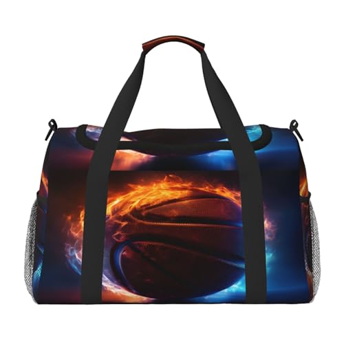 Mexpekil Reisetasche mit Schulterriemen für Damen und Herren, Sporttasche, leicht, Wochenendtasche, mit Schulterriemen, multi, Einheitsgröße, Reisetasche von Mexpekil