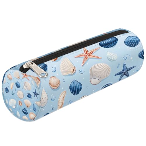 Mexpekil Seashell Ocean Federmäppchen Schulbedarf Tasche für Mädchen Jungen Teenager Frauen Make-up Pinsel Tasche von Mexpekil