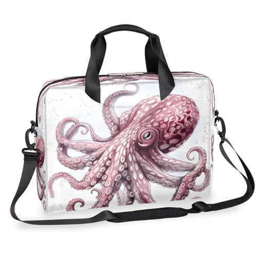 Octopus Nautical Kraken Ocean Laptop-Aktentasche für Männer und Frauen, 15,7 Zoll Business Computertasche mit abnehmbarem Schultergurt, Laptoptasche, Tasche, Tasche, Messenger-Aktentasche von Mexpekil
