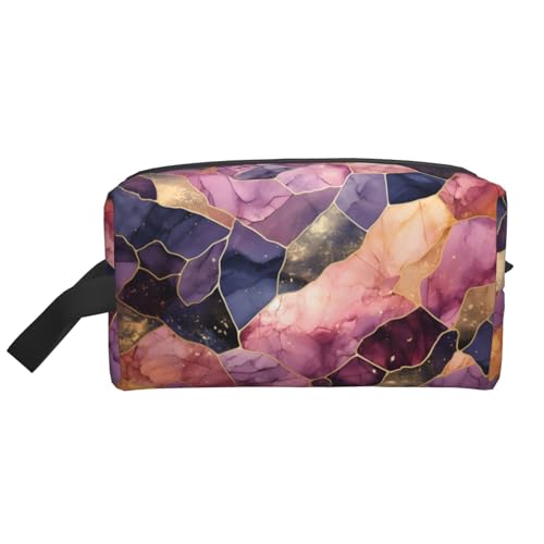 Reise-Kulturbeutel, große Make-up-Tasche, Glitzer-Adern, Marmor, Make-up-Tasche, Kulturbeutel, Kosmetiktasche, Make-up-Organizer, Kulturbeutel für Damen und Herren, weiß, Einheitsgröße, Kulturbeutel Reise-Kulturbeutel, große Make-up-Tasche, Glitzer-Adern, Marmor, Make-up-Tasche, Kulturbeutel, Kosmetiktasche, Make-up-Organizer, Kulturbeutel für Damen und Herren, weiß, Einheitsgröße, Kulturbeutel von Mexpekil