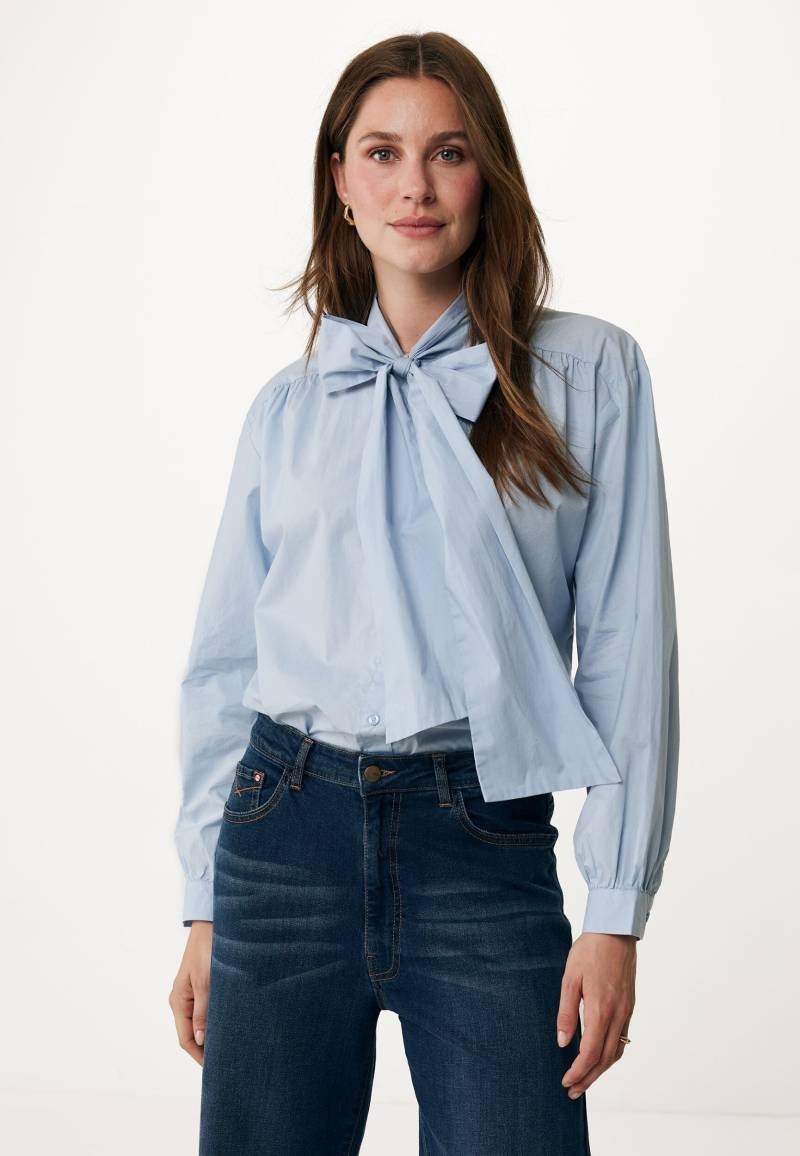 Bluse mit Fliege Blau von Mexx