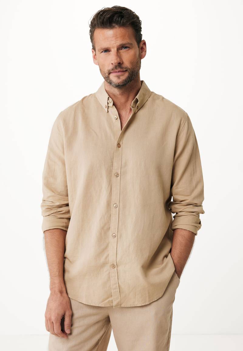 Caleb Leinen Bluse Sand von Mexx