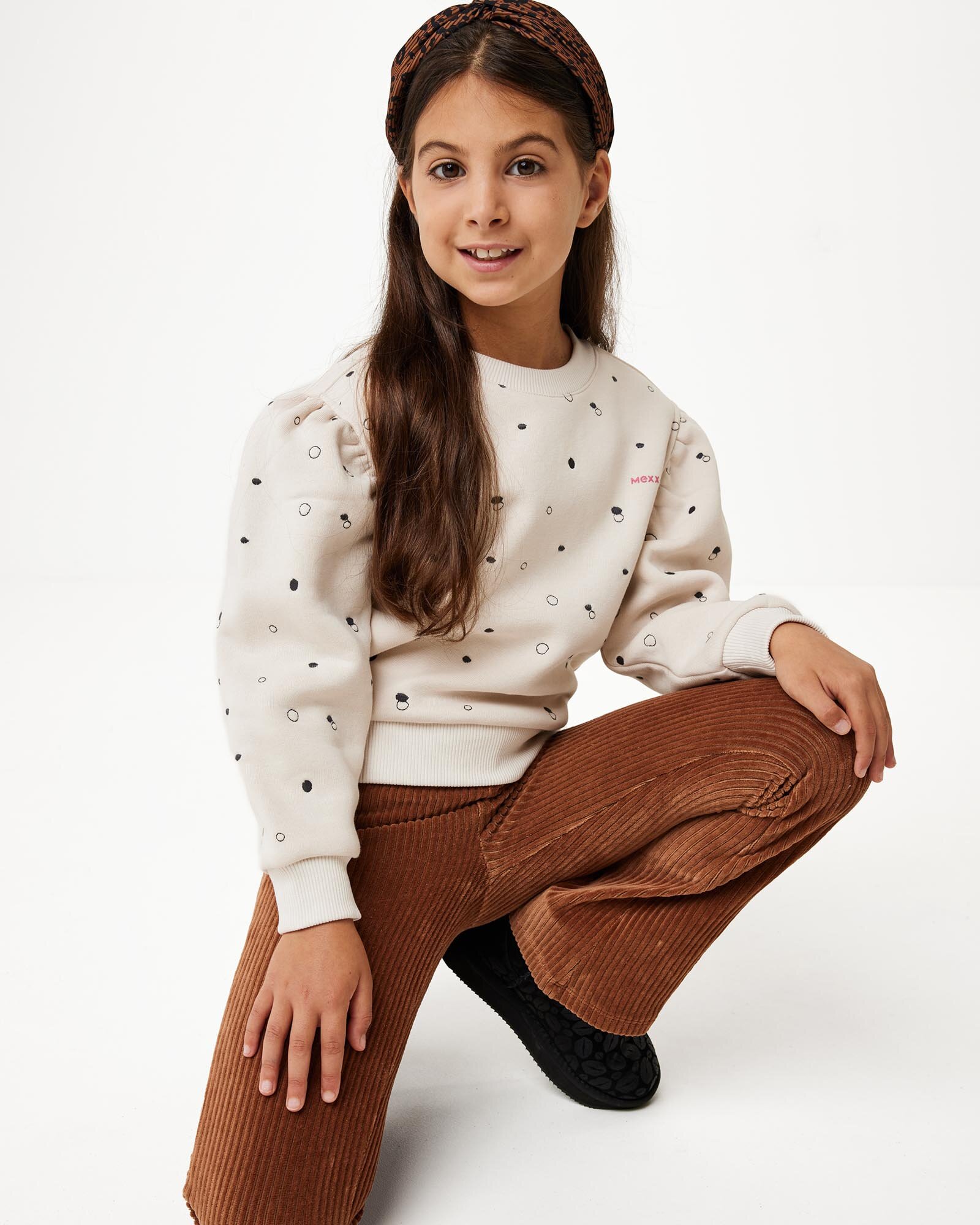 Crewneck embroidery sweater Off White von Mexx