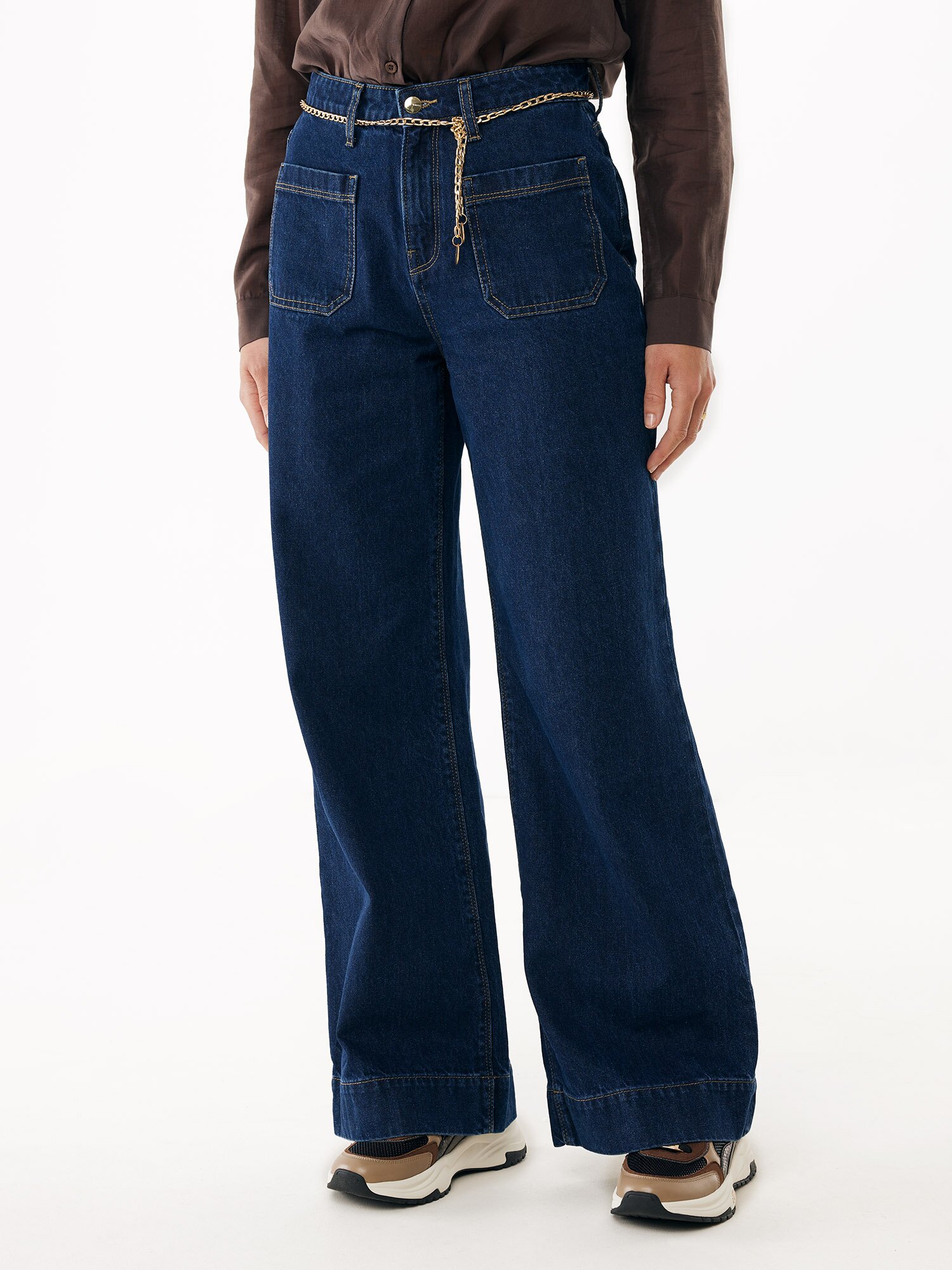Denim Wide Leg Pants von Mexx