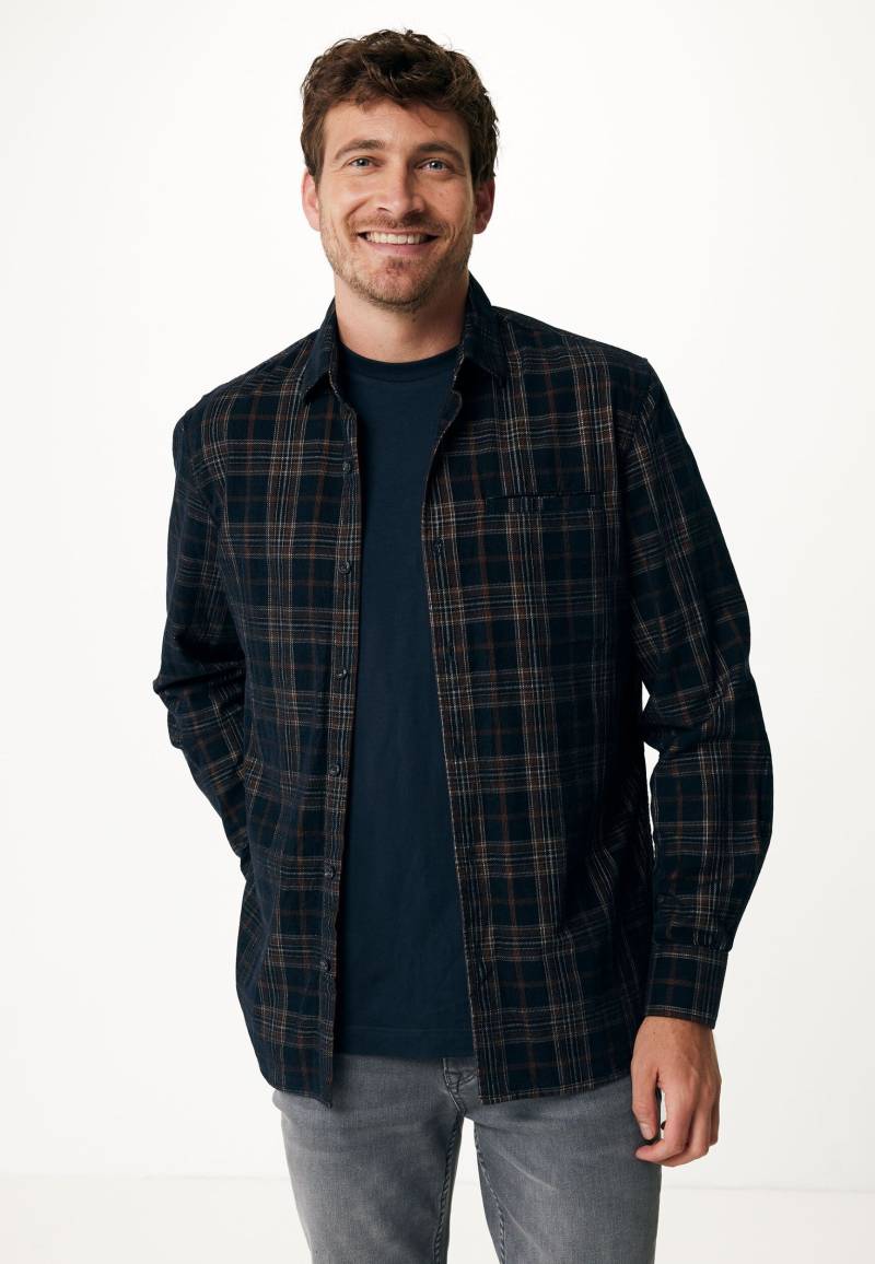 Hemd Dobby Kaffee Braun von Mexx