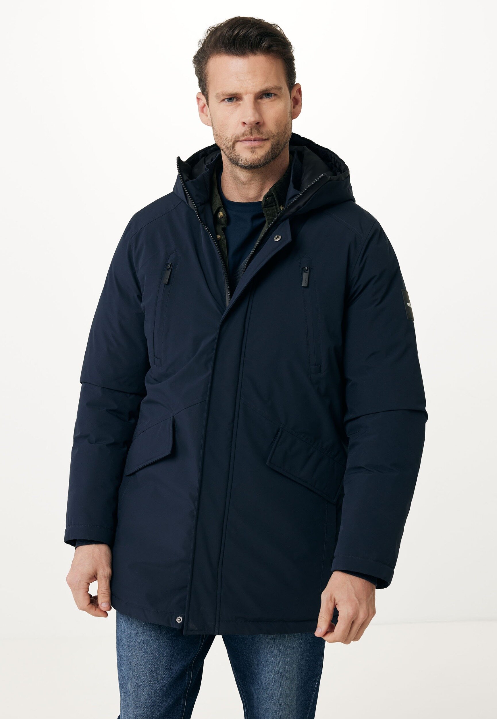 Hooded Padded Jacket Navy von Mexx