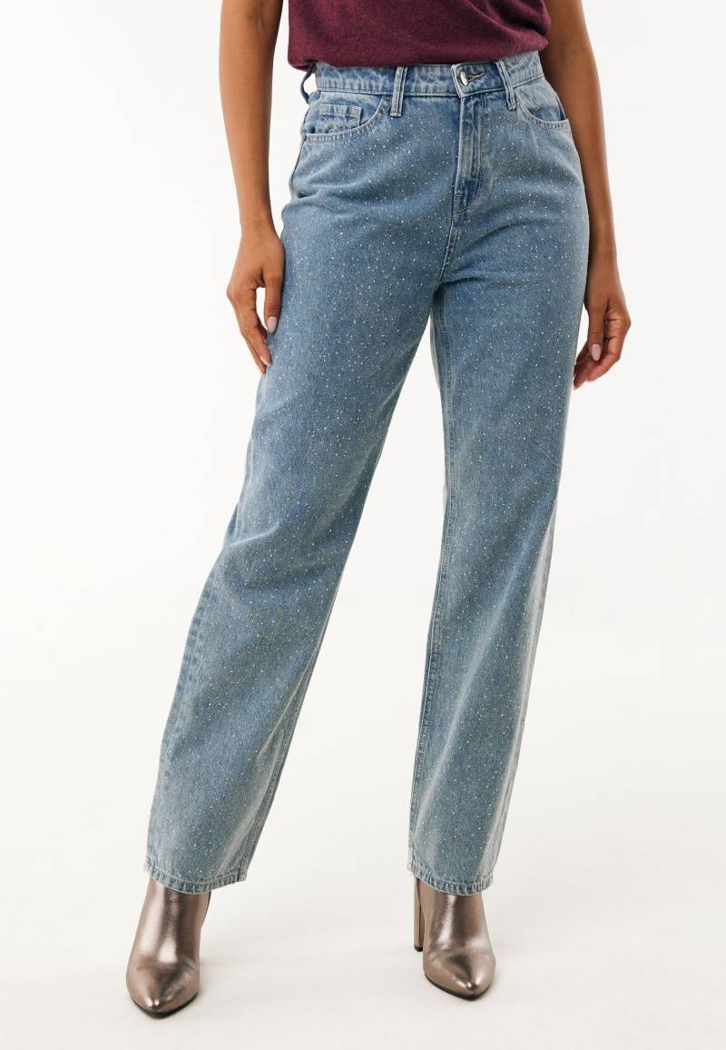 Jeans 90s Straight Strass von Mexx