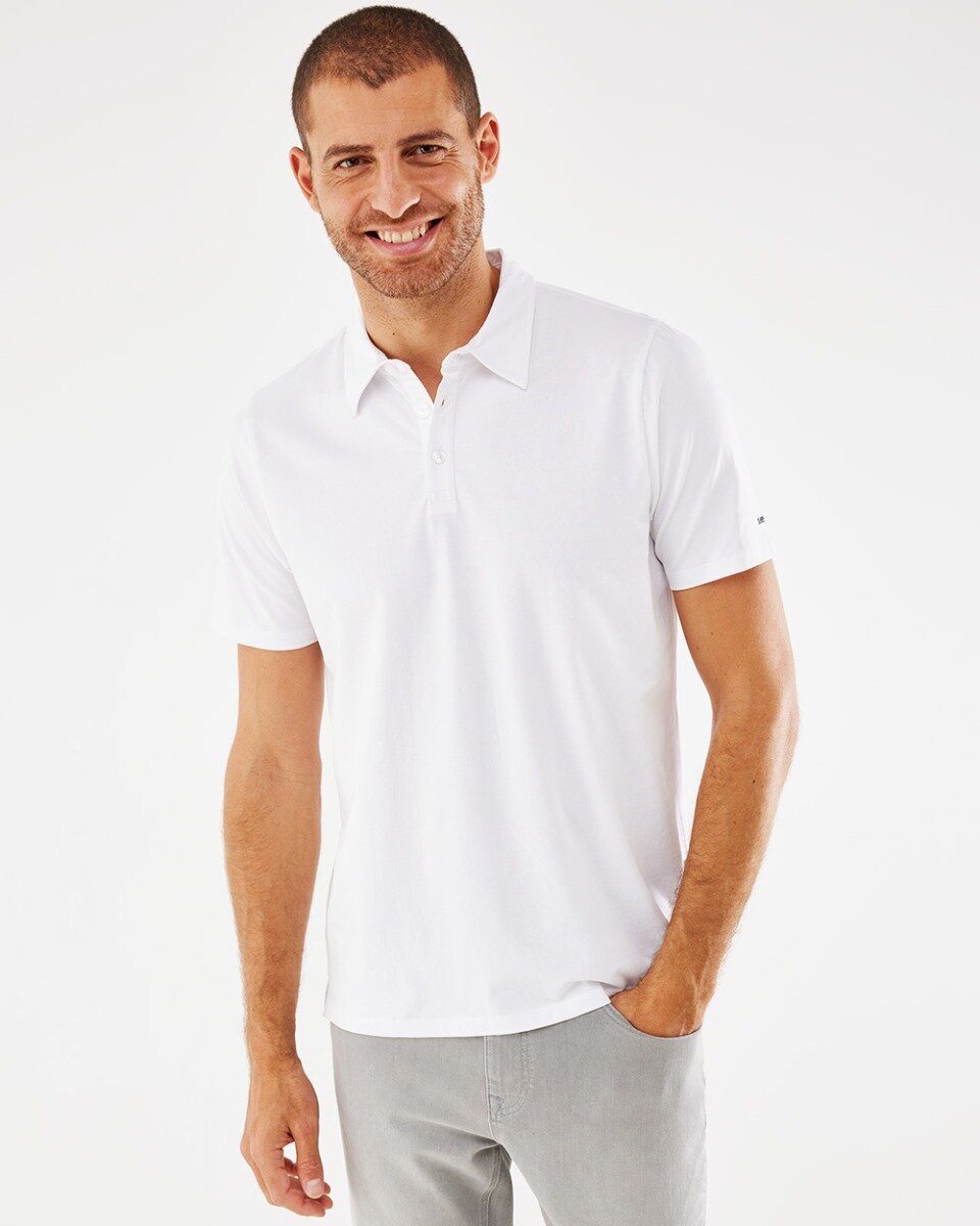 Jersey Polo White von Mexx