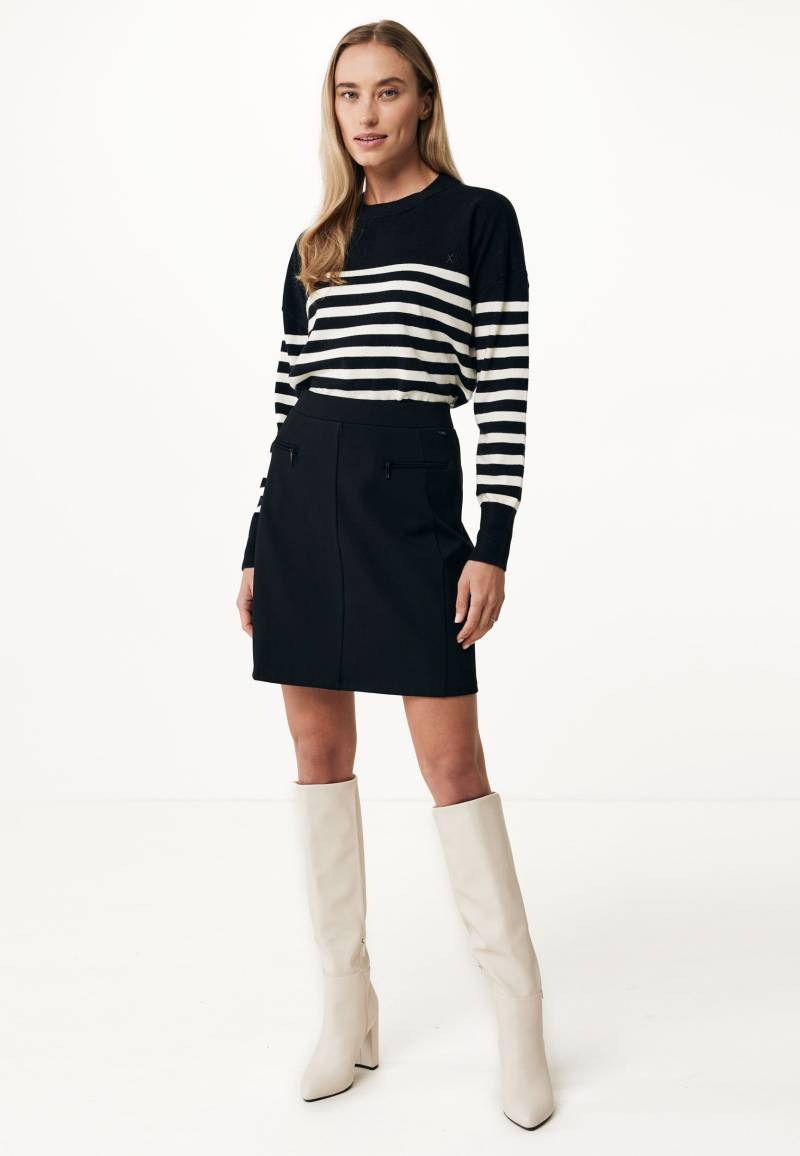 Jersey skirt with zipper pockets Black von Mexx