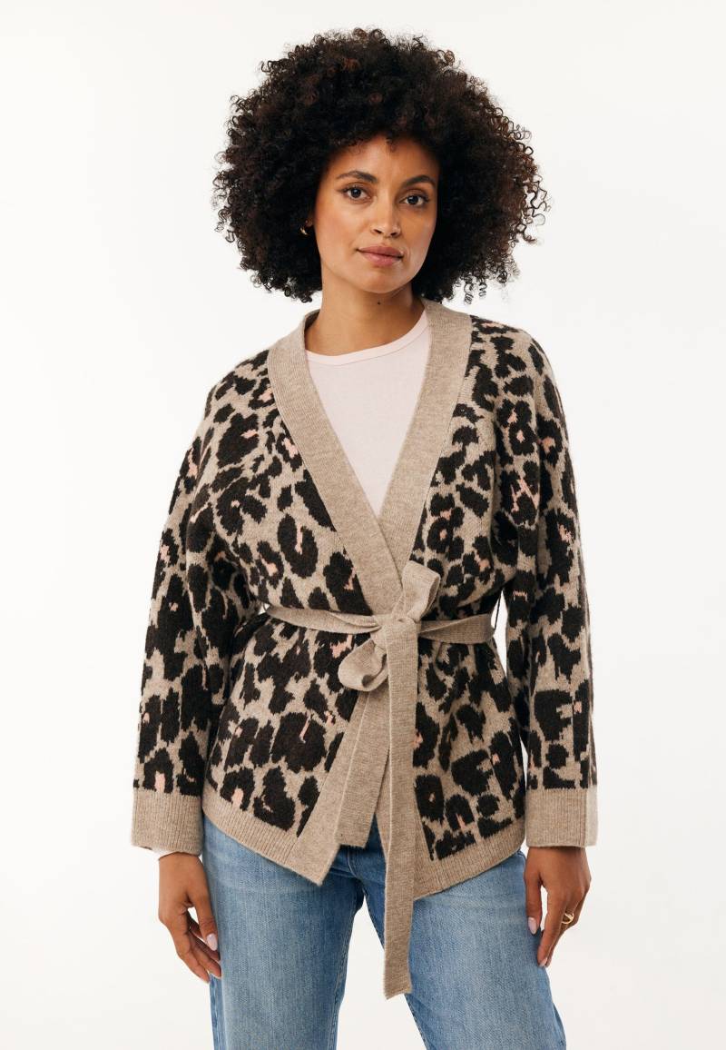 Kimono Leopard Jacquard Braun von Mexx