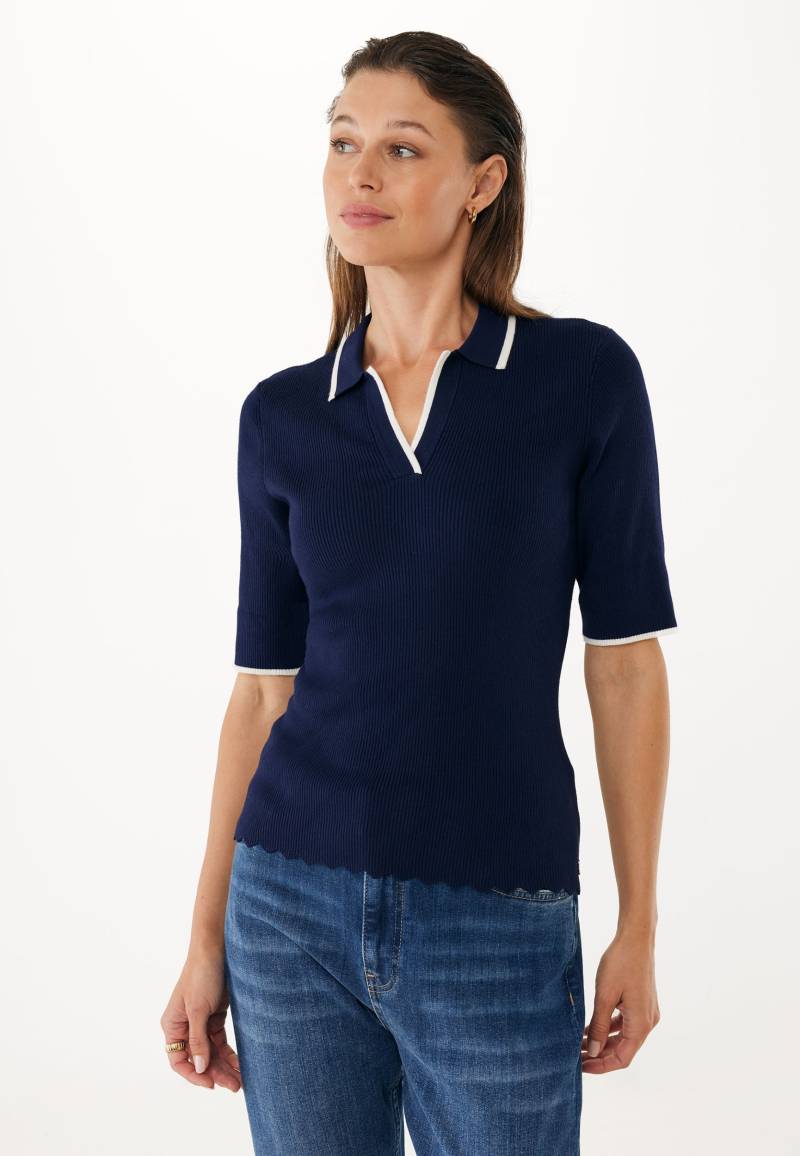 Knit Polo Ivy Blau von Mexx