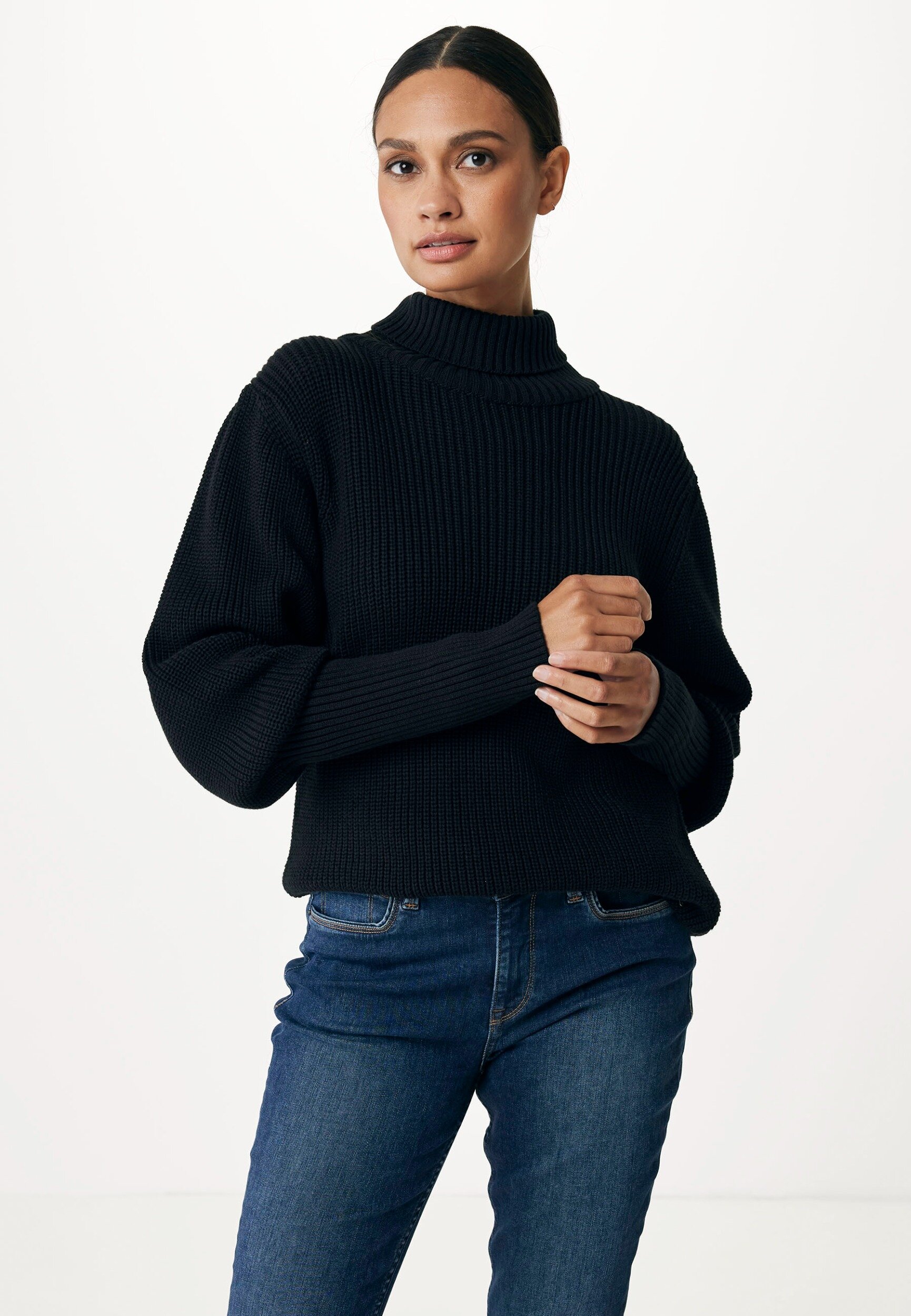 Knitted Pullover Black von Mexx