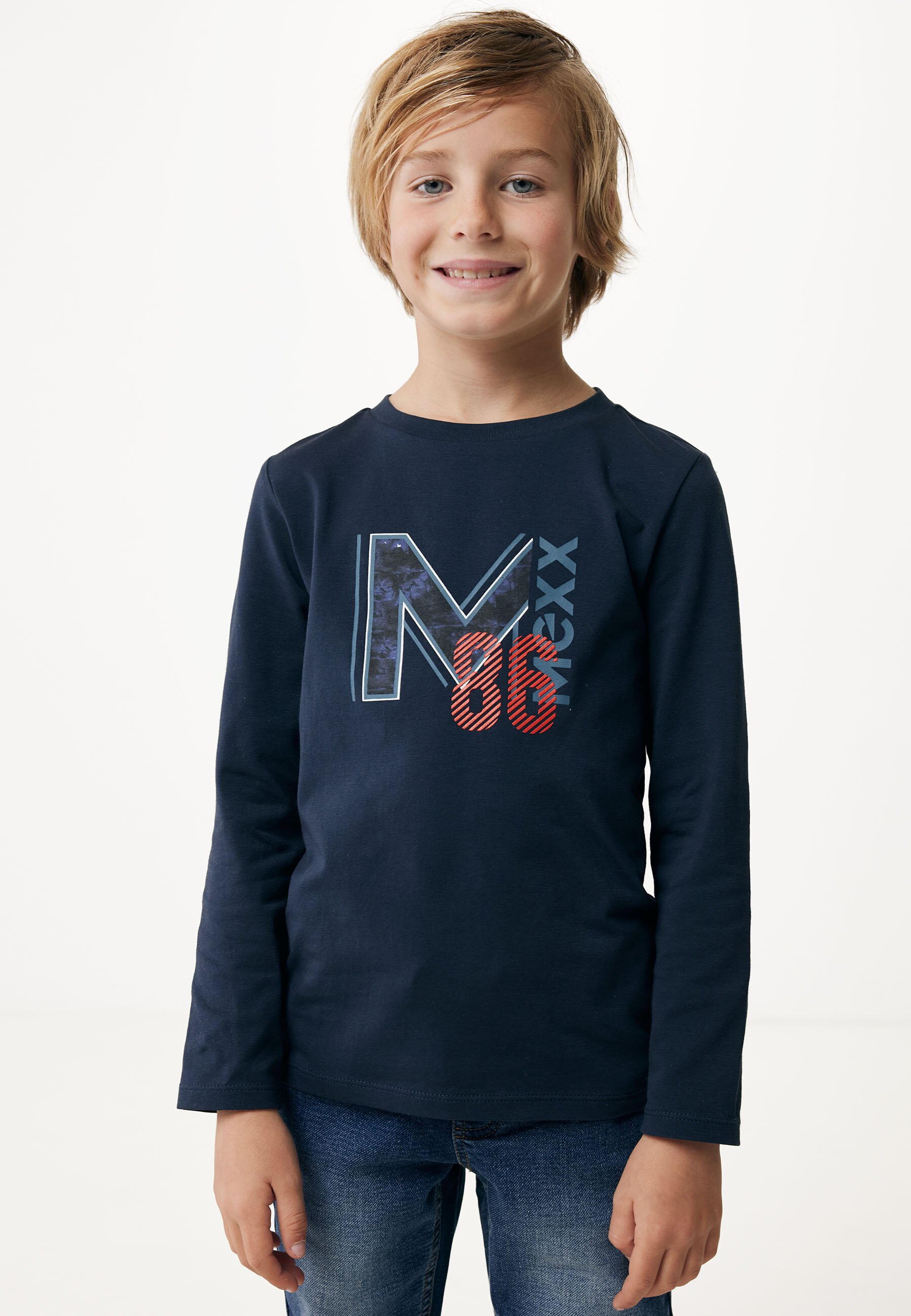 Long Sleeve With Artwork Navy von Mexx