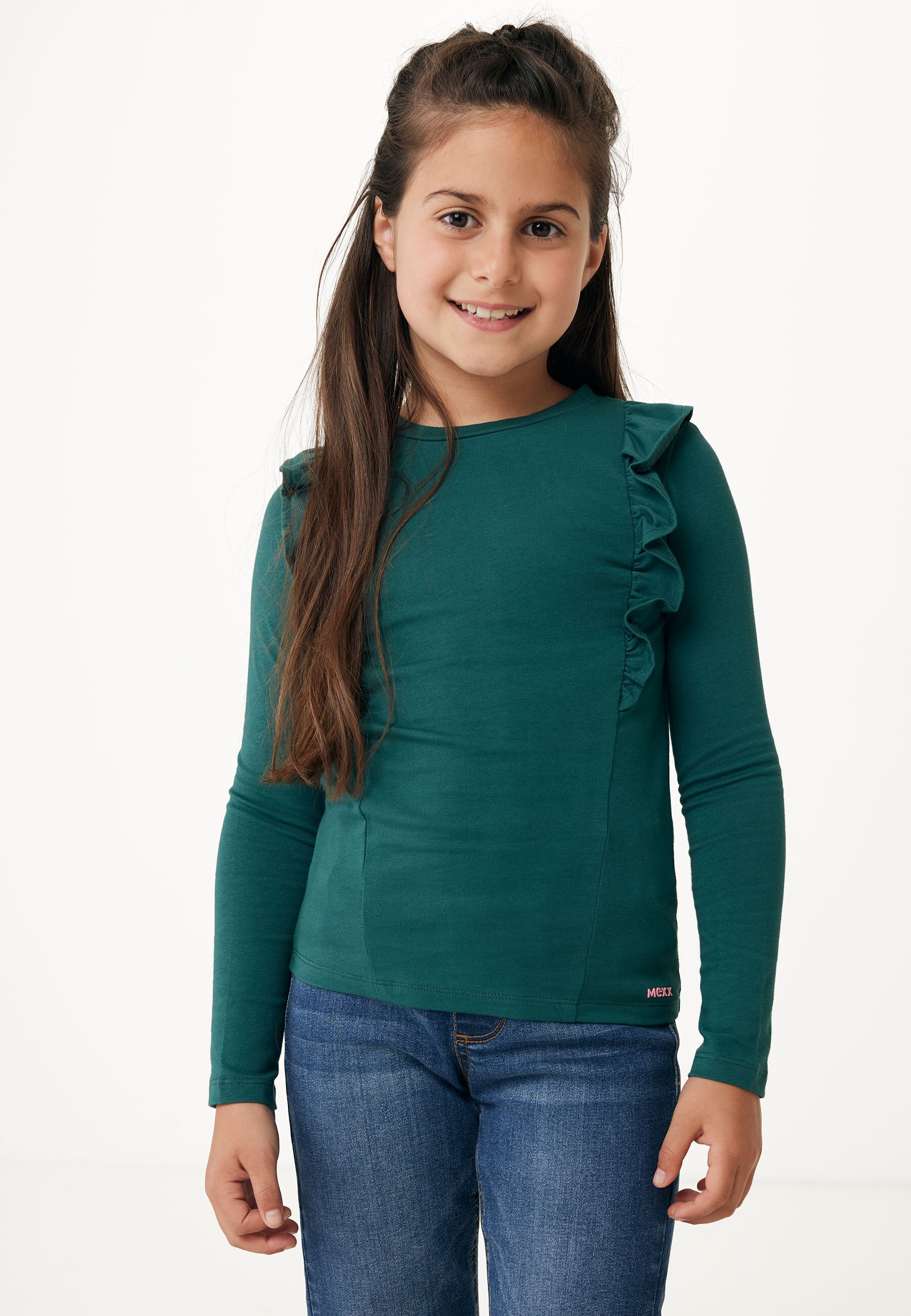 Long Sleeve With Ruffles Deep Green von Mexx