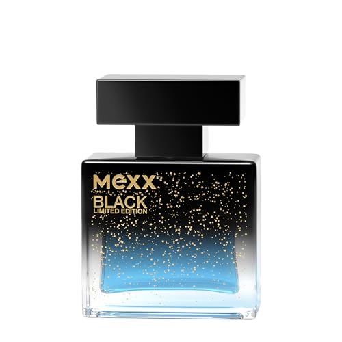 MEXX Black Limited Edition Eau de Toilette für Männer, maskuliner Amberduft, 30 ml von Mexx