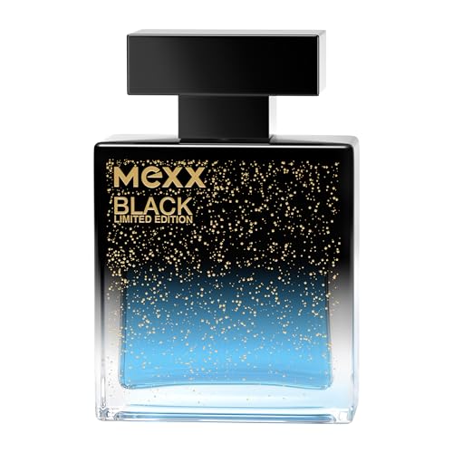 MEXX Black Limited Edition Eau de Toilette für Männer, maskuliner Amberduft 50 ml von Mexx