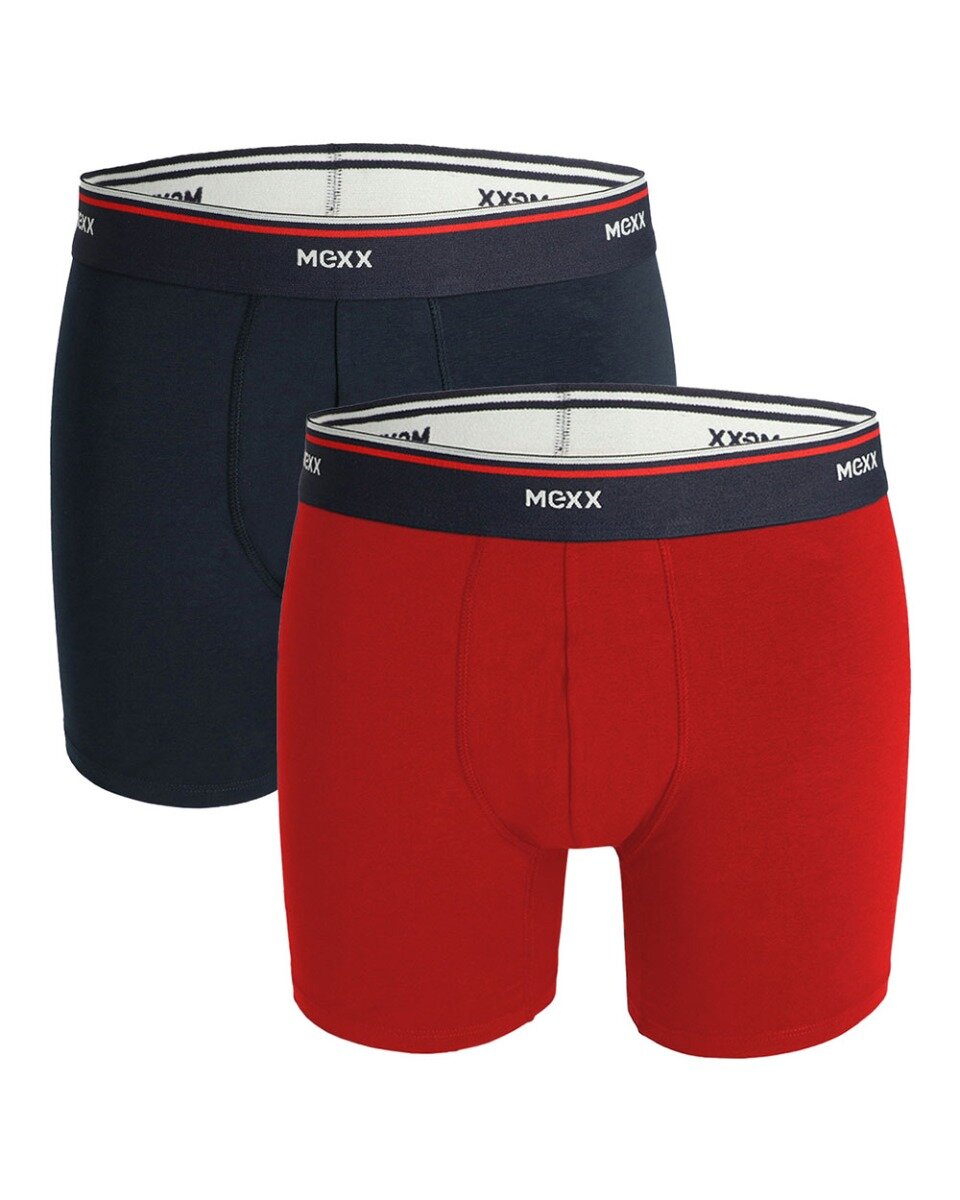 Boxershorts 2-pack Dunkelblau/Rot von Mexx