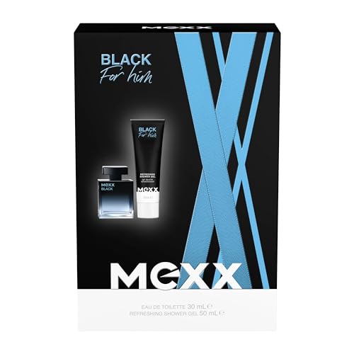 MEXX Geschenkpackung Black Man Eau de Toilette 30ml + Duschgel 50ml von Mexx