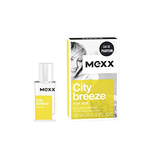 Mexx City Breeze for Her – Eau de Toilette Natural Spray – Fruchtig-Blumiges Damen Parfüm Für Den Sommer – 1Er Pack (1 X 15Ml) von Mexx