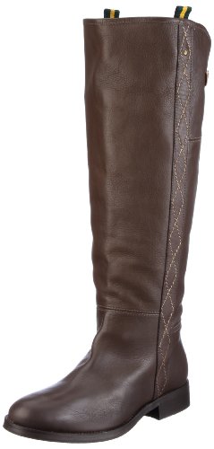 Mexx Devon 5a Leather High Boot F9RE0006, Damen Stiefel, Braun (Taupe 209), EU 38 von Mexx