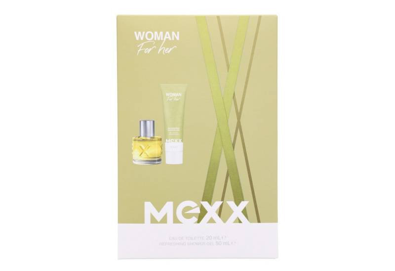 Mexx Eau de Toilette MEXX Woman for her Geschenk Set EDT Eau de Toilette 20ml& Duschgel 50 von Mexx