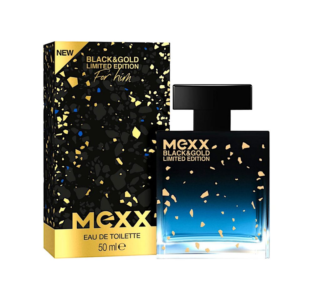 Mexx Eau de Toilette Mexx Black & Gold Limited Edition Eau de Toilette 50ml von Mexx