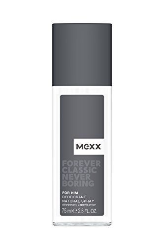 Mexx Forever Classic Never Boring for Him Deodorant Natural Spray – Fruchtig-frisches Herren Deo – 1er Pack (1 x 75ml) von Mexx