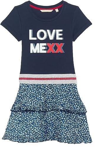 Mexx Girls Kleid, Navy, 110-116 von Mexx