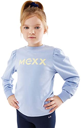 Mexx Girls Sweatshirt, Light Blue, 110-116 von Mexx