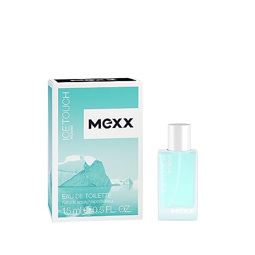 Mexx Ice Touch Woman, Eau de Toilette Natural Spray, Erfrischendes Damen Parfüm mit fruchtig-blumigen Noten, 1 er Pack (1 x 15ml) von Mexx