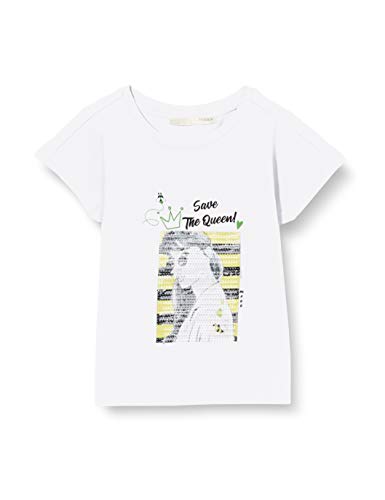 Mexx Mädchen T-Shirt, Weiß (Bright White 110601), 110/116 (Herstellergröße: 110-116) von Mexx