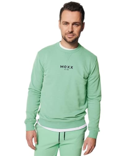 Mexx Men's Crewneck Sweatshirt, Fresh Green, XXL von Mexx