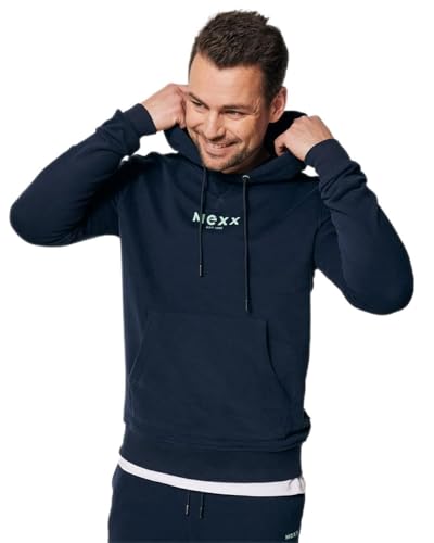 Mexx Men's Hooded Sweatshirt, Navy, XL von Mexx