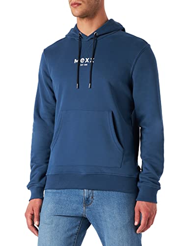 Mexx Men's Hooded Sweatshirt, Navy (Dark Denim), XXL von Mexx