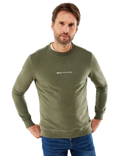 Mexx Mens Sweatshirt, Army Green, M von Mexx