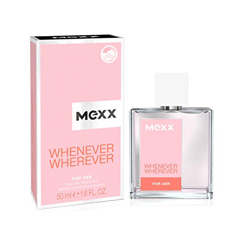 Mexx Whenever Wherever Woman Belebendes Eau de Toilette, für jede Gelegenheit, für unbeschwerte Eleganz, 1 x 50 ml von Mexx