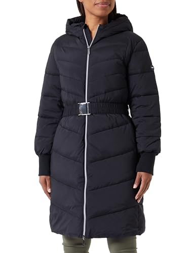 Mexx Women's Hooded Padded Jacket Parka, Black, L von Mexx