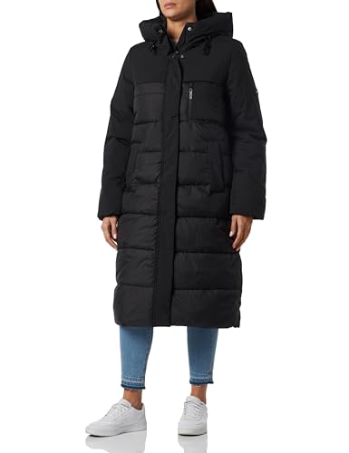 Mexx Women's Hooded Padded Jacket Parka, Black, XS von Mexx