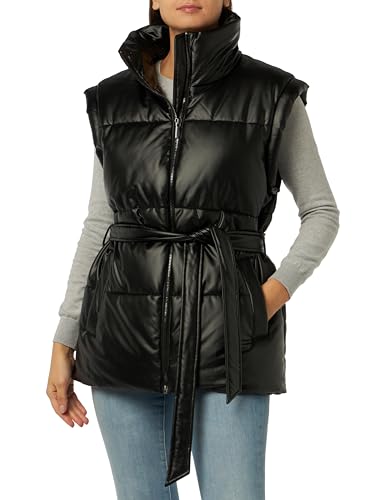 Mexx Women's Padded Bodywarmer Jacket, Black, M von Mexx