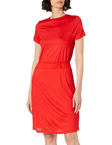 Mexx Damen Zachte gemerceriseerde Visose jurk Casual Dress, Rot, XL EU von Mexx