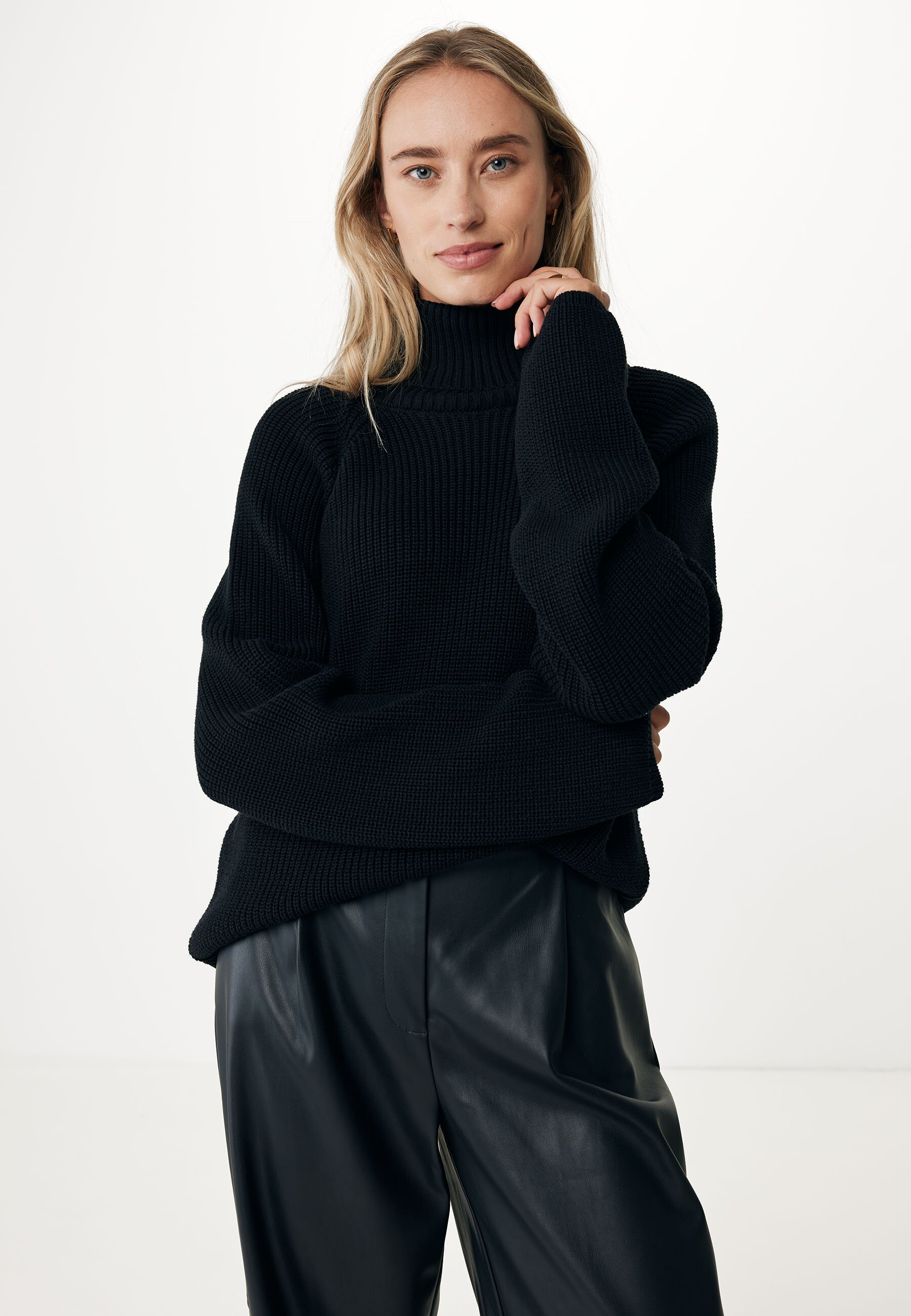 Mexx XX Anouk Pullover With Turtle Neck Black von Mexx