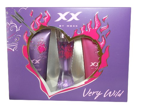 Mexx XX Very Wild, femme / woman, Geschenkset (Eau de Toilette 20 ml + Showergel Wild 50 ml + Showergel Very Wild 50 ml) von Mexx