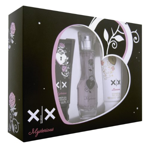 Mexx XX Woman Geschenkset Mysterious EDT 20ml spray, Mysterious S/gel 50ml und Lovesome S/gel 50ml von Mexx