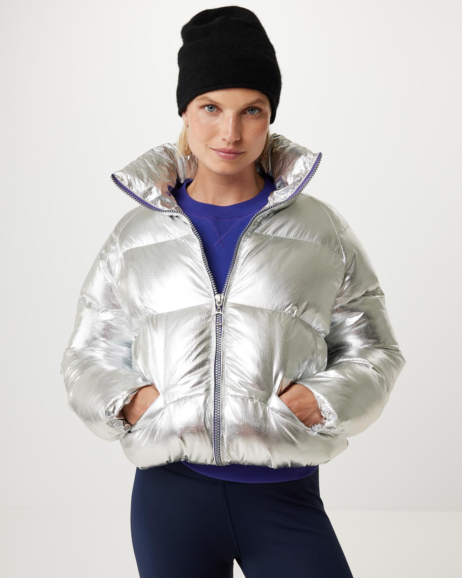 Nylon padded jacket Silver von Mexx