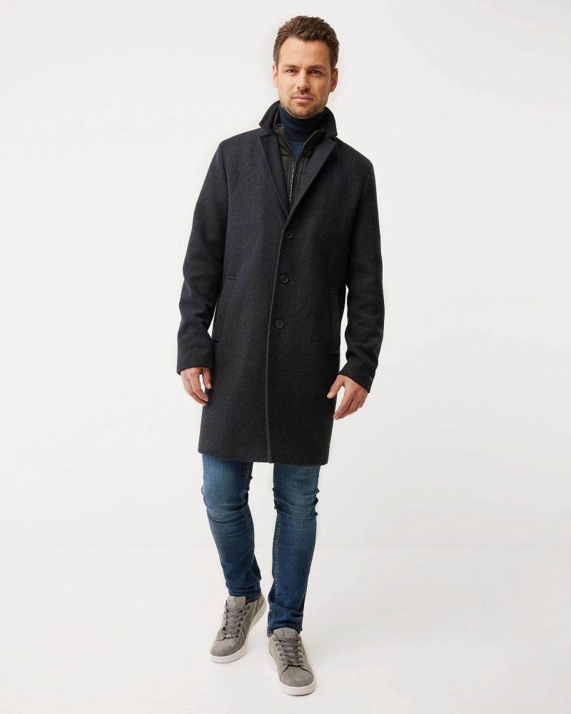 Overcoat with checkered pattern Black Overcoat with checkered pattern Black von Mexx