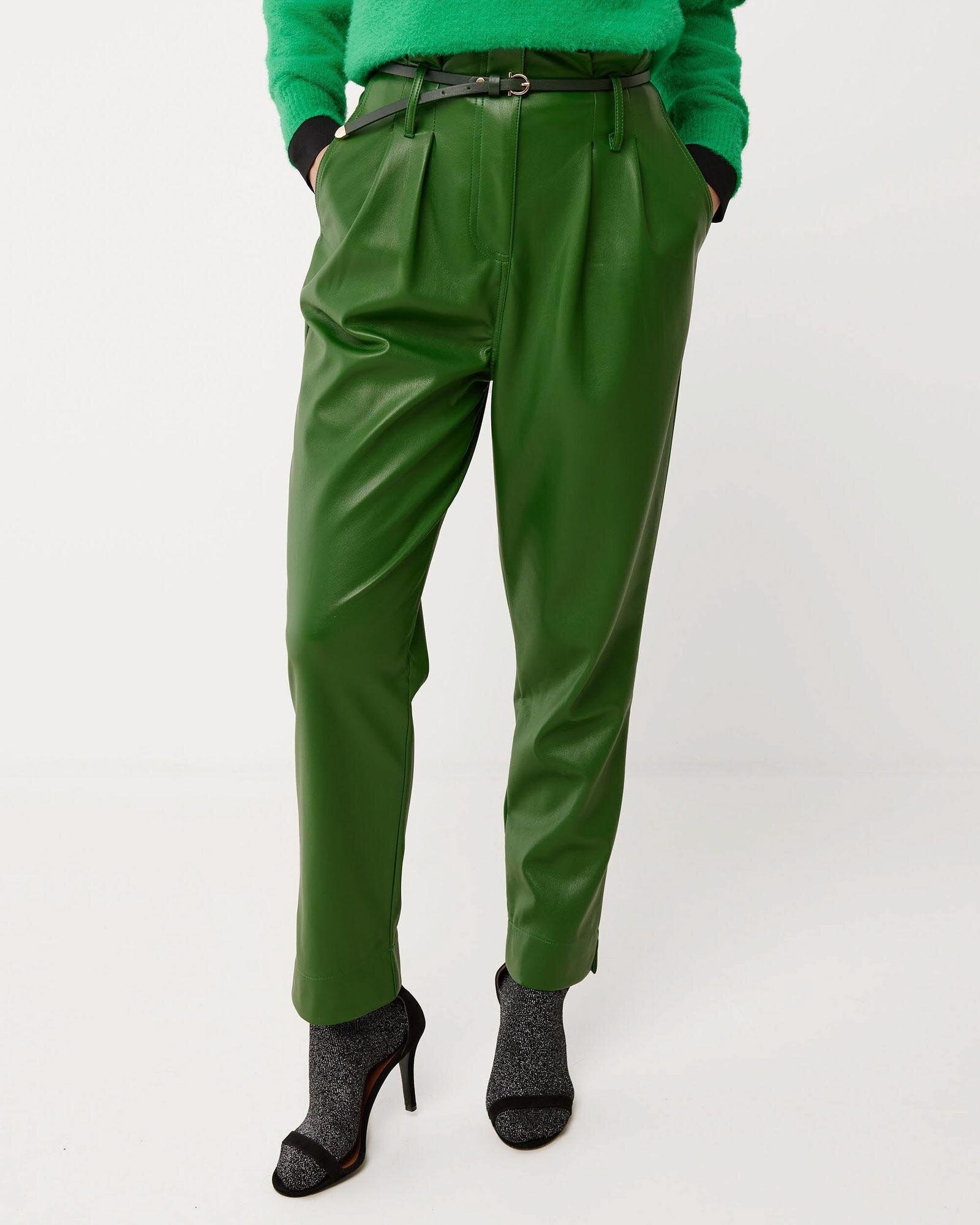 PU pants Green von Mexx