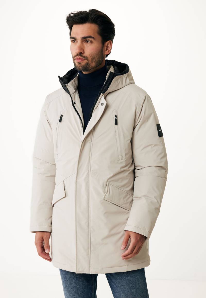 Padded hooded parka with flap pockets Beige von Mexx