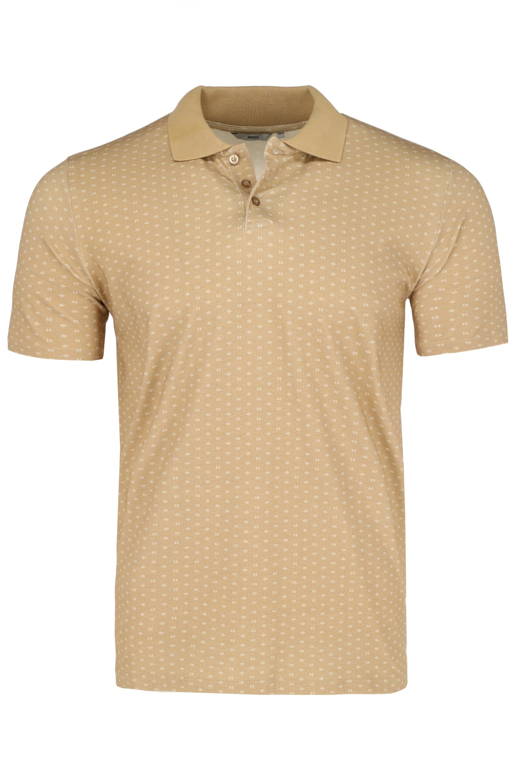 Polo With All Over Print Sand von Mexx