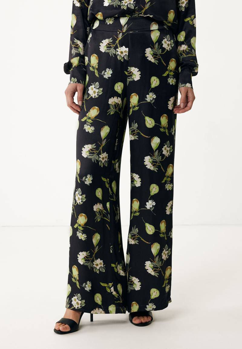 Printed Wide Leg Pant Black von Mexx